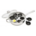 Kitchen Craft 6 Cup Egg Poacher 28cm Kitchen Craft 6 Cup Egg Poacher 28cm